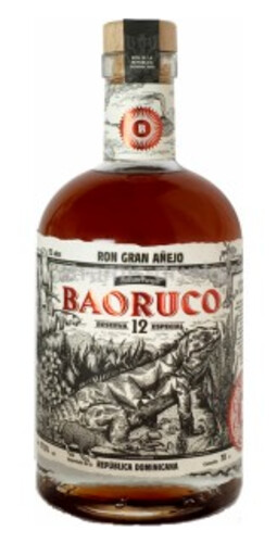 Ron Baoruco Gran Aňejo 12Y 37,5% 0,5 l (holá láhev)