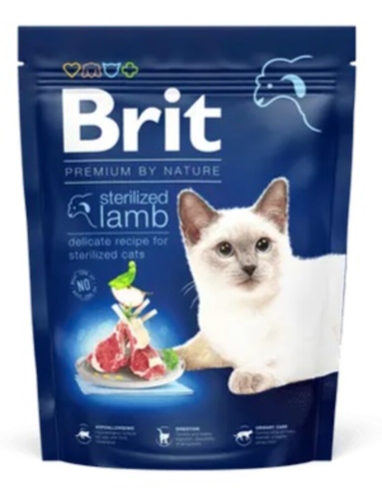 Brit Premium by Nature Cat Sterilized Lamb 300 g