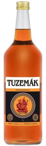 Tuzemák Fruko Jindřichohradecký 37,5% 1 l (holá láhev)