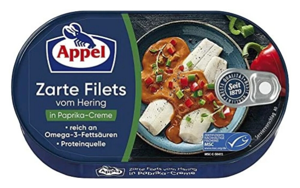 Appel sleďové filety v paprikovém krému 200 g