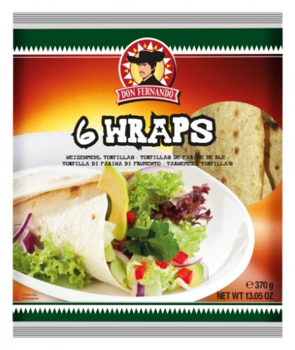 Wraps Weizemehl 370 g