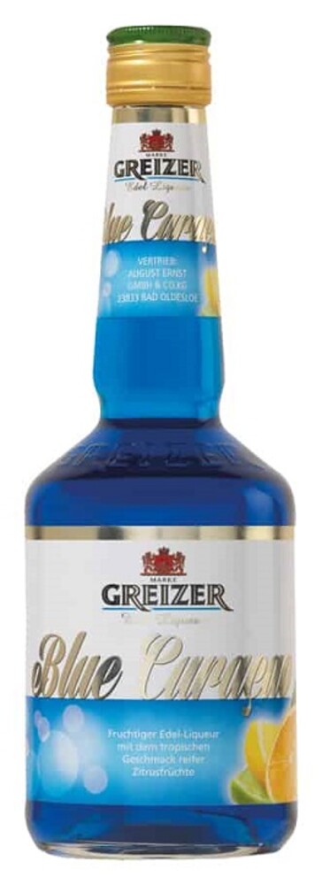 Greizer Blue Curacao 21% 0,5 l (holá láhev)