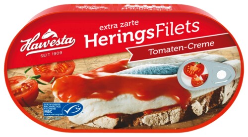 Hawesta Heringsfilet Tomaten Creme 200 g