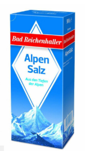 Bad Reichenhaller Alpensalz 500 g 