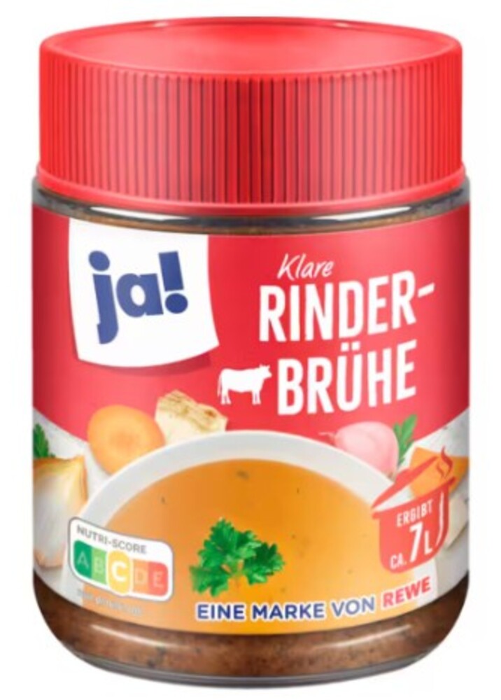 Ja! Klare Rinderbrühe 126g