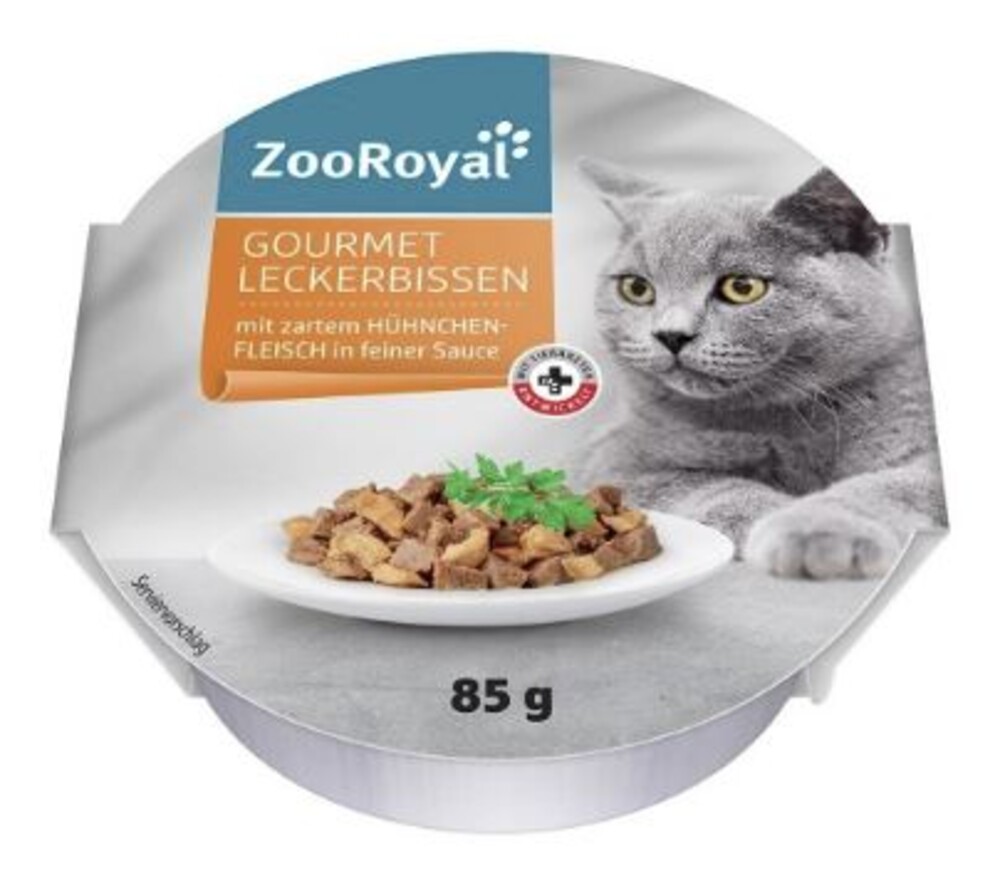 ZooRoyal Gourmet Hühnchen in Sauce 85 g
