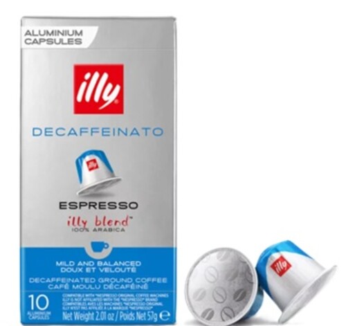 Illy Decaffeinato Espresso 10 ks