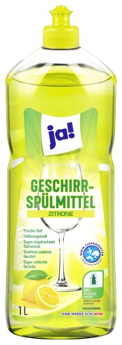 JA! Geschirr- Spülmittel Zitrone 1 l