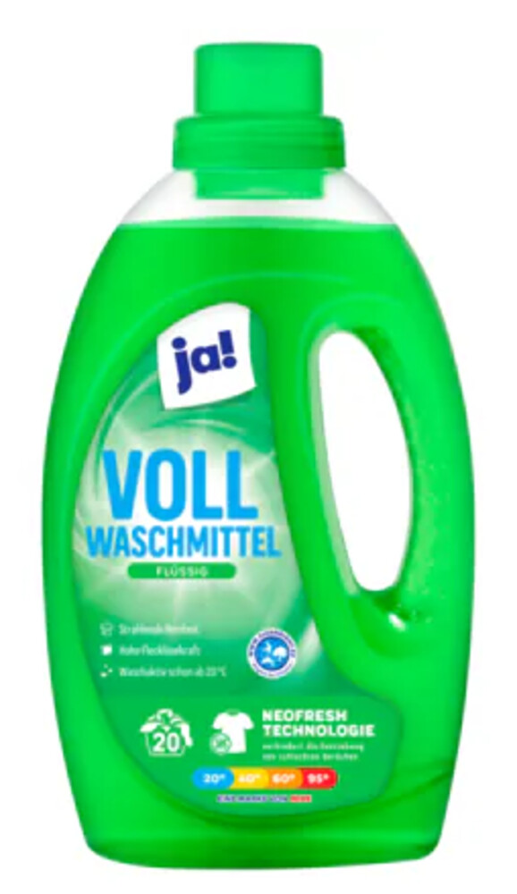JA! Vollwaschmittel 1,1 l