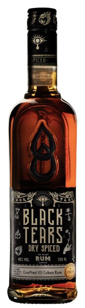Black Tears Dry Spiced Rum 40% 0,7 l (holá láhev)
