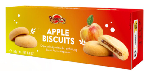 Papagena Apple Biscuits 150 g