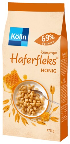 Kölln Haferfleks Honig 375 g 