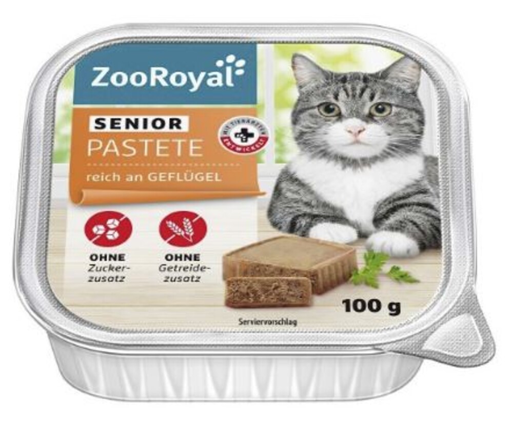ZooRoyal Senior Pastete Geflügel 100 g