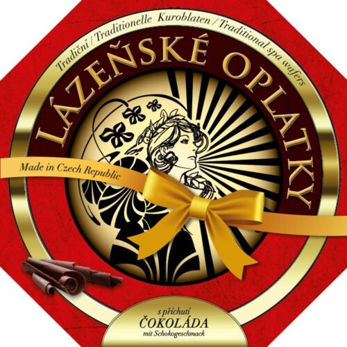 Hodonín Lázeňské oplatky čokoládové 175 g