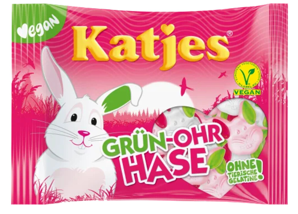 Katjes Grün Ohr Hase 500 g